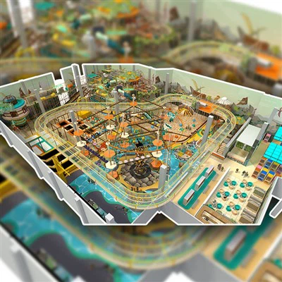 อุปกรณ์สนามเด็กเล่นในร่มแบบอ่อน